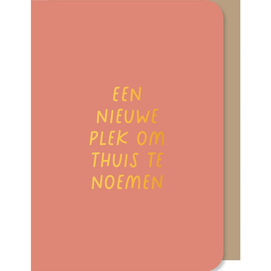 Kaart Een Nieuwe Plek Om Thuis Te Noemen