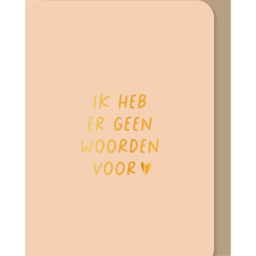 Kaart Ik Heb Er Geen Woorden Voor