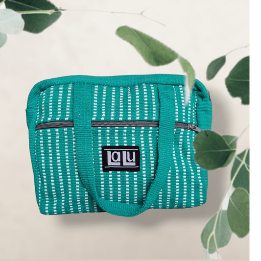 Ganga sea blue toiletry bag | Organic cotton