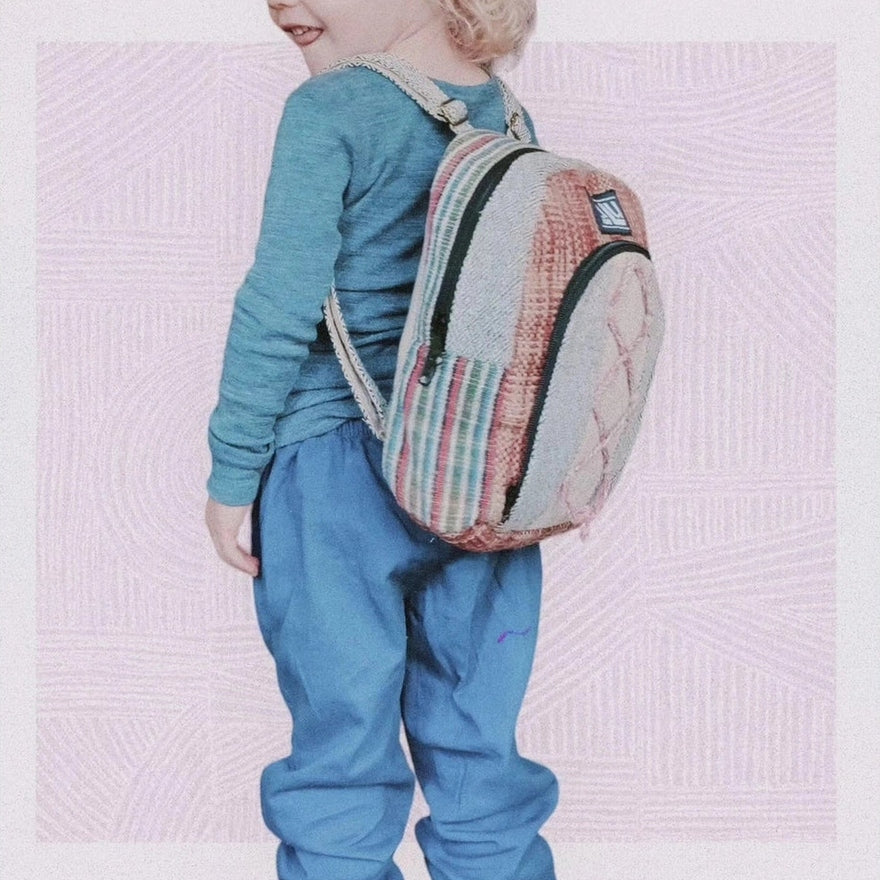 KIDS Dhonu Backpack | Hemp and Cotton
