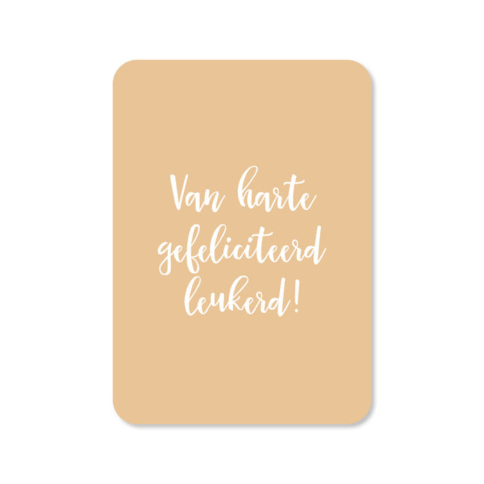Card congratulations nicely | An envelope