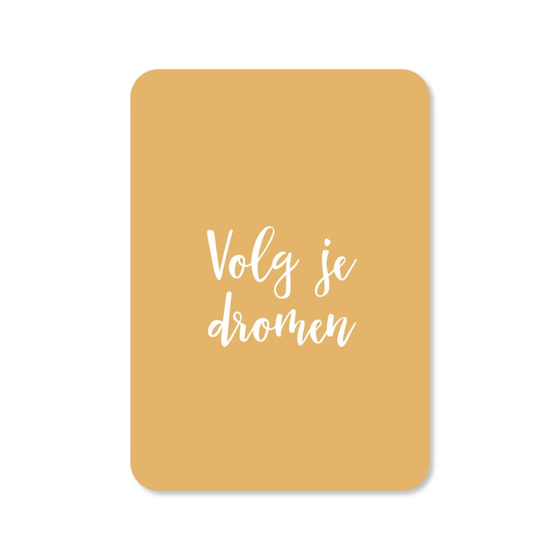 Kaart Volg Je Dromen