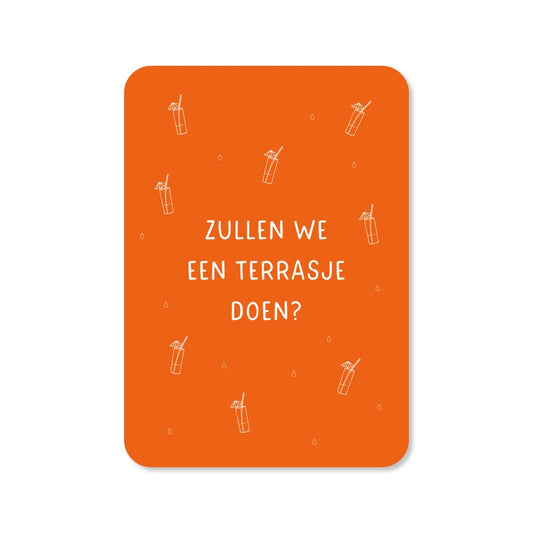 Kaart Zullen We Een Terrasje Doen?