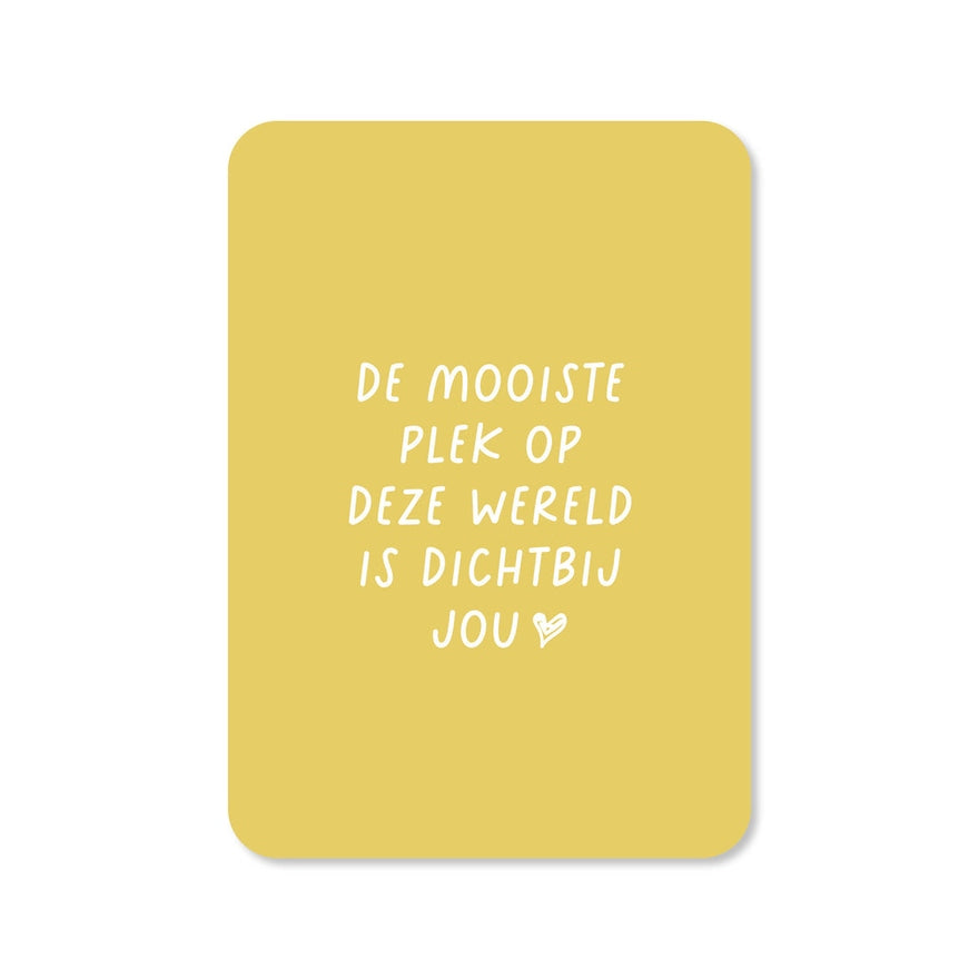Kaart De Mooiste Plek Op Deze Wereld Is Dichtbij Jou