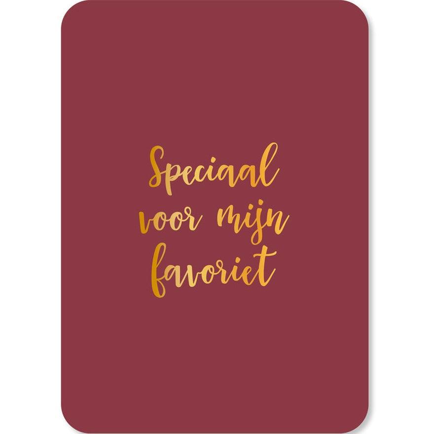 Kaart Speciaal Voor Mijn Favoriet