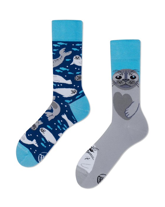 Many Mornings socks | Save the Seal