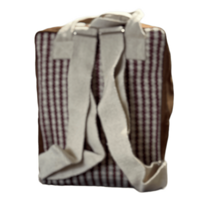 Ujala Brown Backpack | Organic cotton