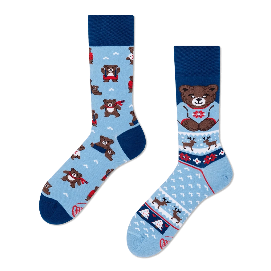 Many Mornings Warm Teddy Dikke Sokken