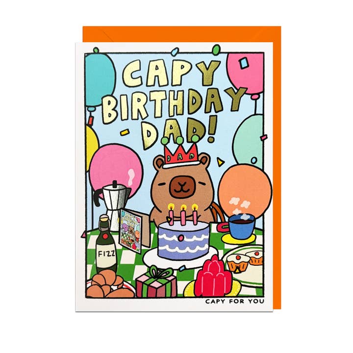Kaart Capy Birthday Dad