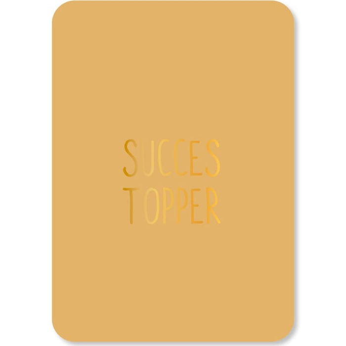 Card success Topper