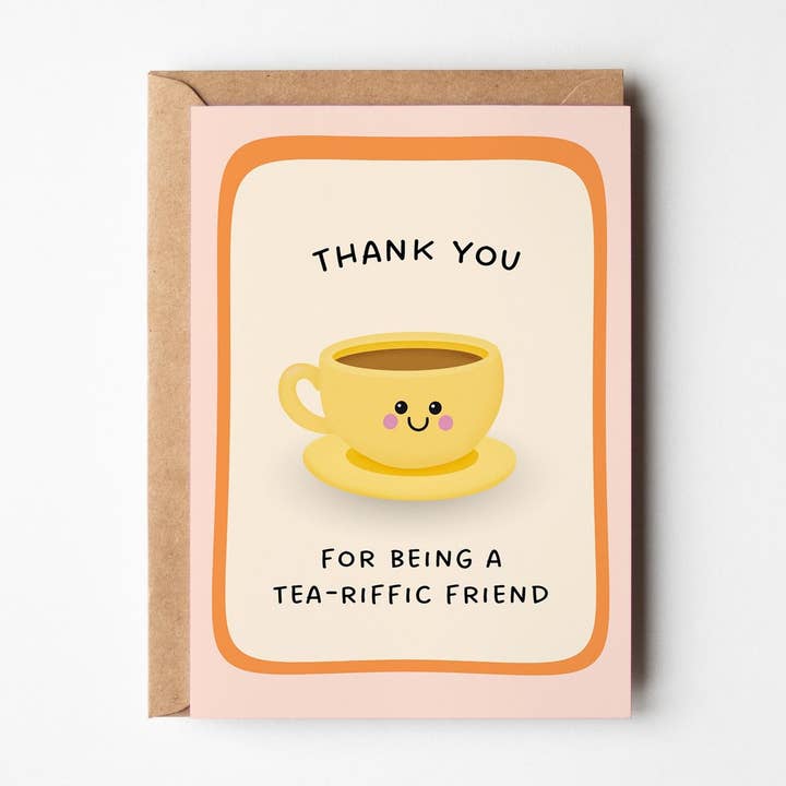 Kaart Tea-Riffic Friend