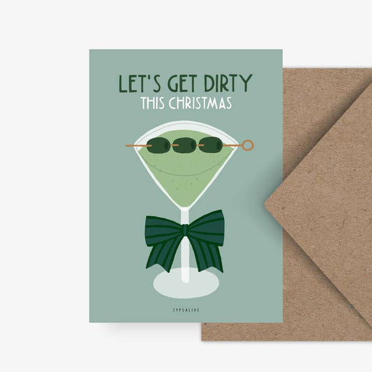 Kaart Let's Get Dirty This Christmas