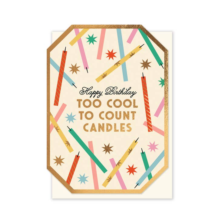Kaart Too Cool To Count Candles