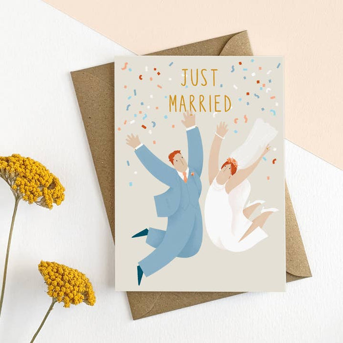 Card just married