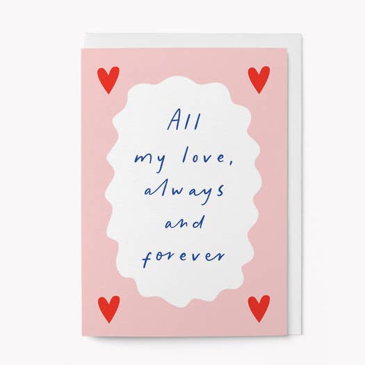 Kaart Always & Forever | Roze