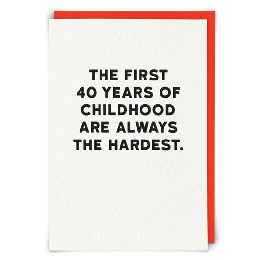 Kaart First 40 Years