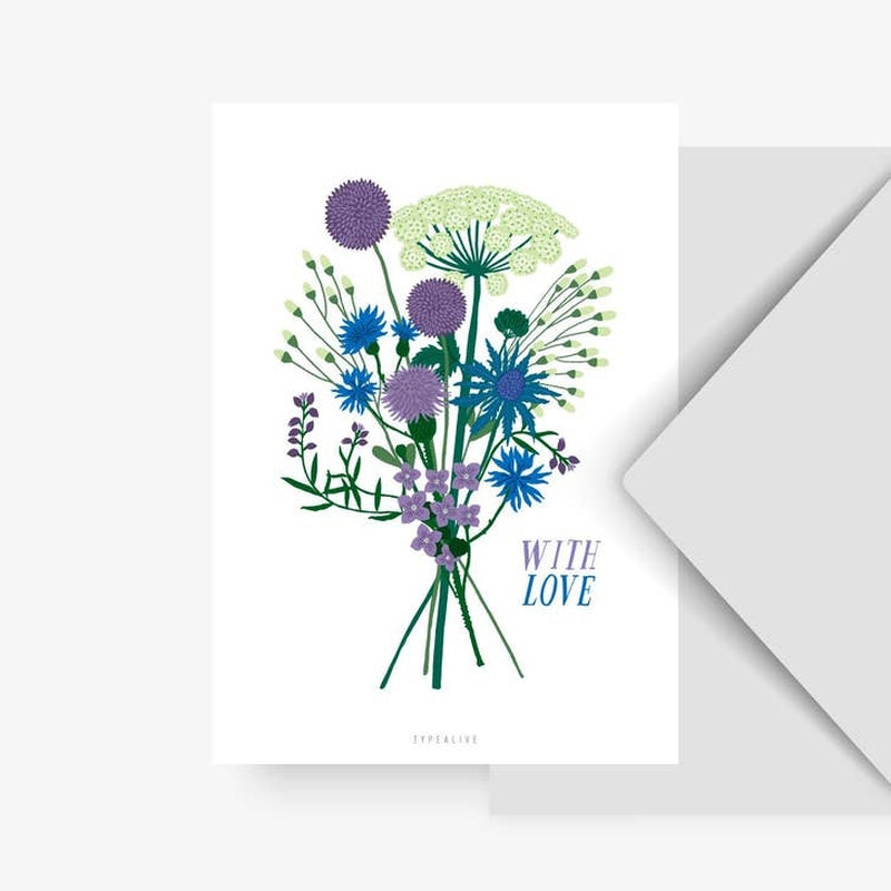Kaart With Love | Zonder Envelop