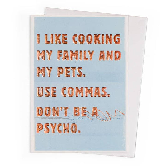 Kaart I Like Cooking