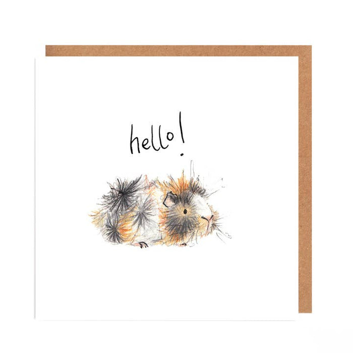 Card Hello! | Ruby Guinea Pig