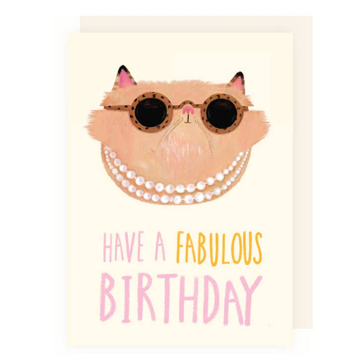 Map Fabulous Cat Birthday