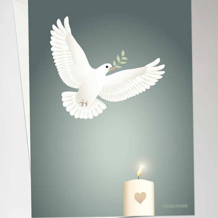 Card condolence Pigeon