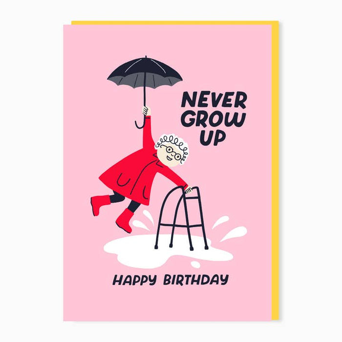 Map Never Grow Up | Happy Birthday