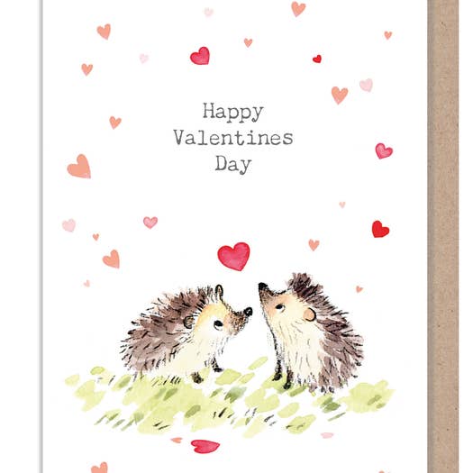 Kaart Valentine | Hedgehogs