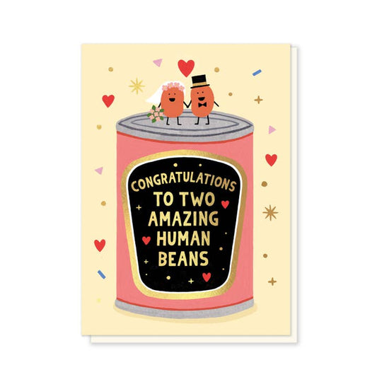 Kaart Baked Beans Wedding