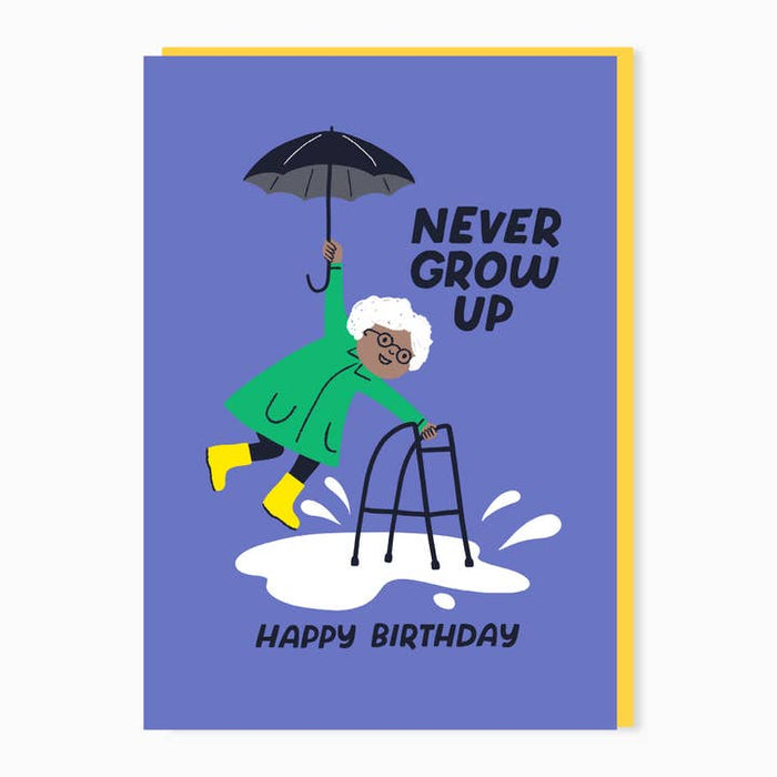 Map Never Grow Up | Happy Birthday