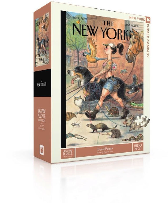 New York Puzzle Company Local Fauna Puzzle 1500 pieces