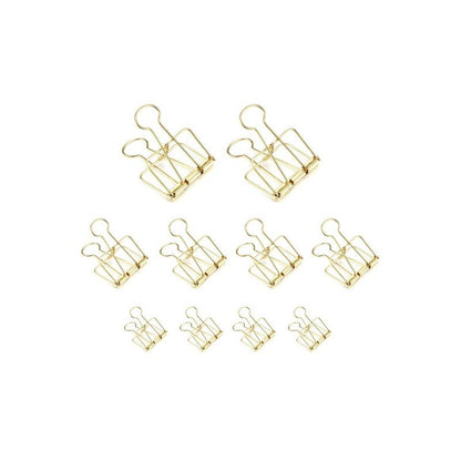 Klemmen Set, 10 Stuks, 3 Verschillende Maten