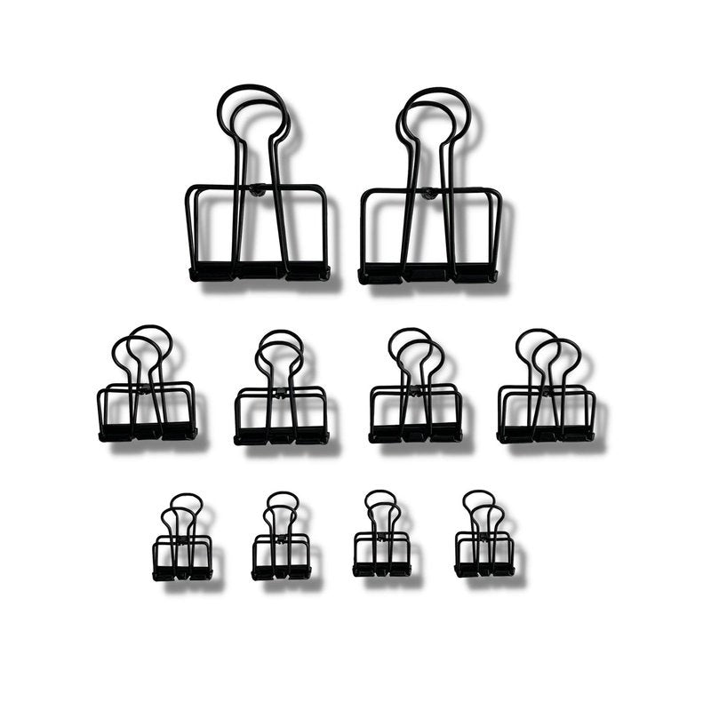 Klemmen Set, 10 Stuks, 3 Verschillende Maten