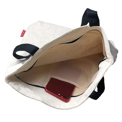 Boodschappentas Soft Heart Strong Character | Naturel