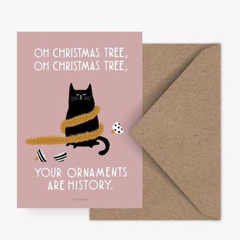 Kaart Oh Christmas Tree, Oh Christmas Tree | Zonder Envelop