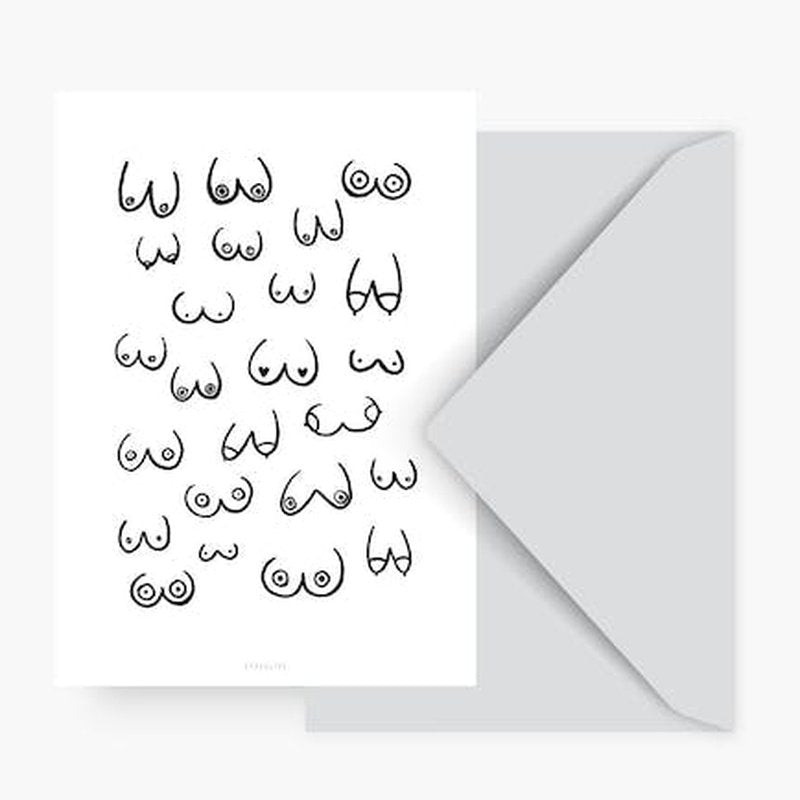 Kaart Borsten | Zonder Envelop