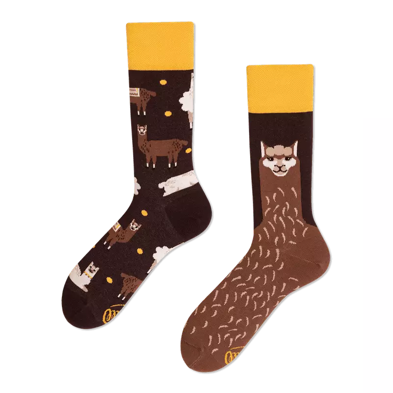 Many Mornings Sokken | Fluffy Alpaca