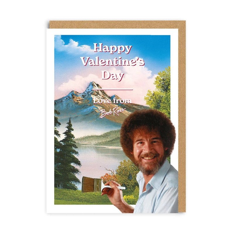 Kaart Happy Valentine's Day | Bob Ross