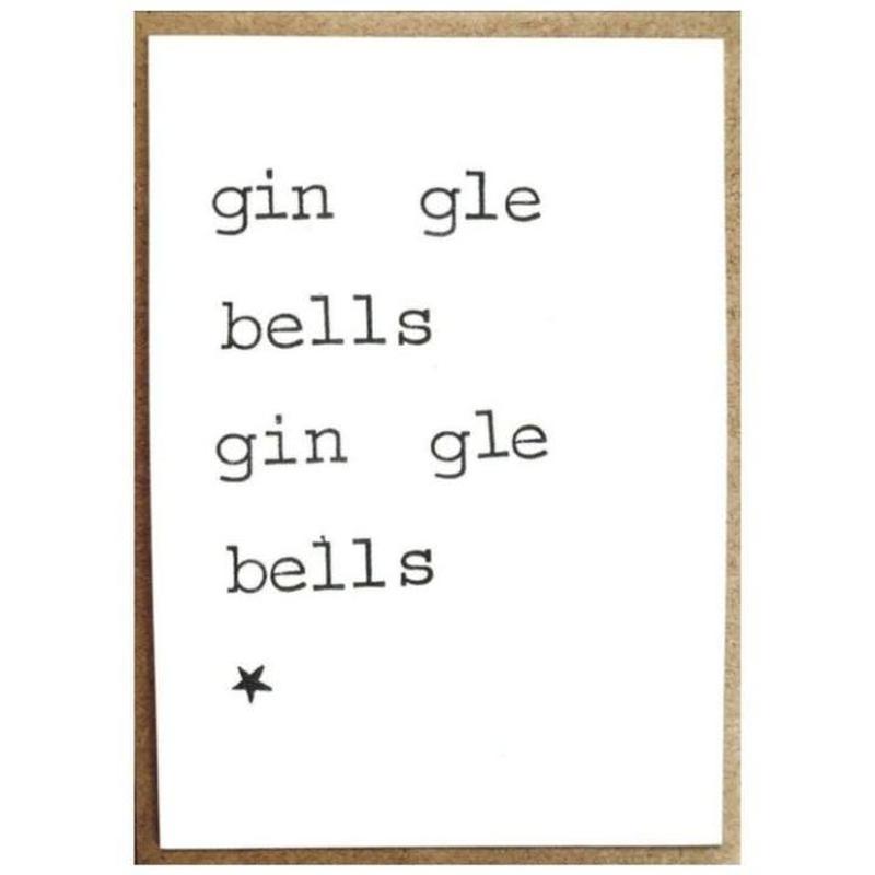 Kaart Gin Gle Bells Gin Gle Bells