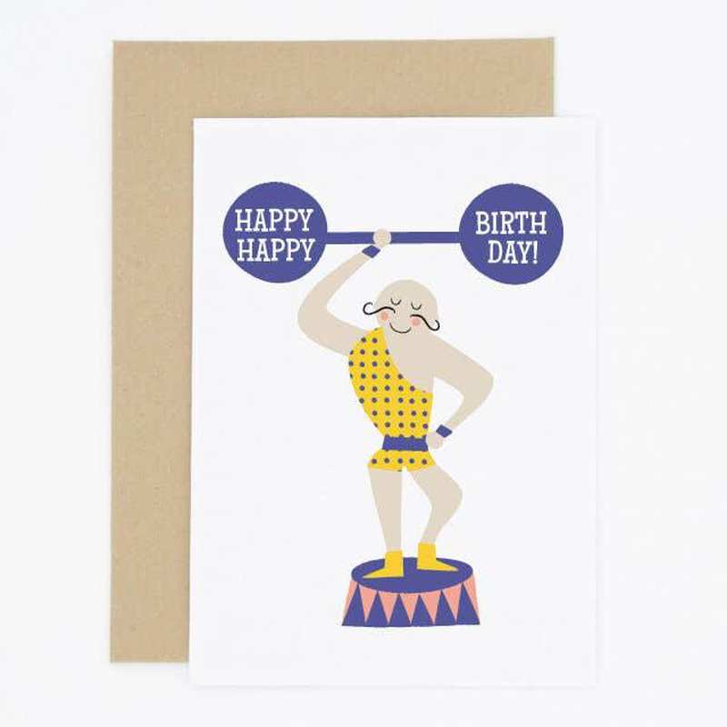 Kaart Happy Birthday | Circus