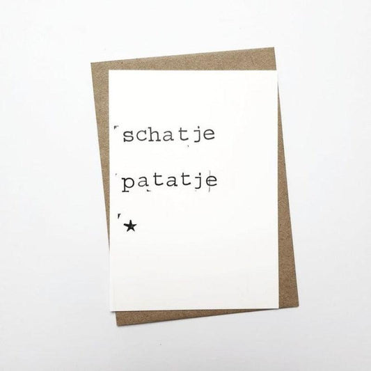Kaart Schatje Patatje