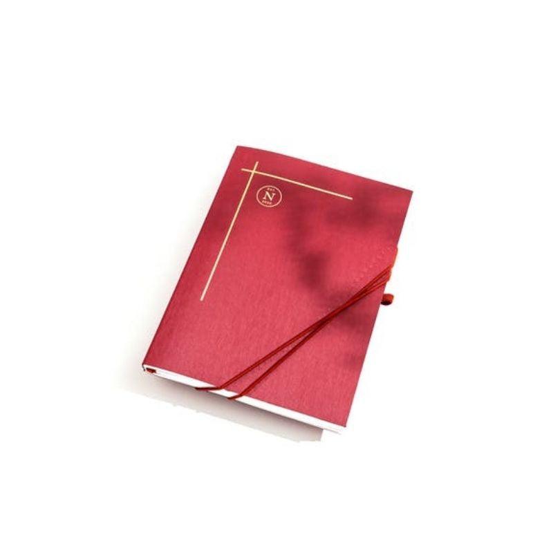 Nez Living Vegan Bio-leather Notebook Lilly | Medium | Ruby